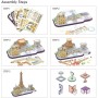 Cubic Fun - Puzzle 3D Paris 114 Piese Cubic Fun - 4